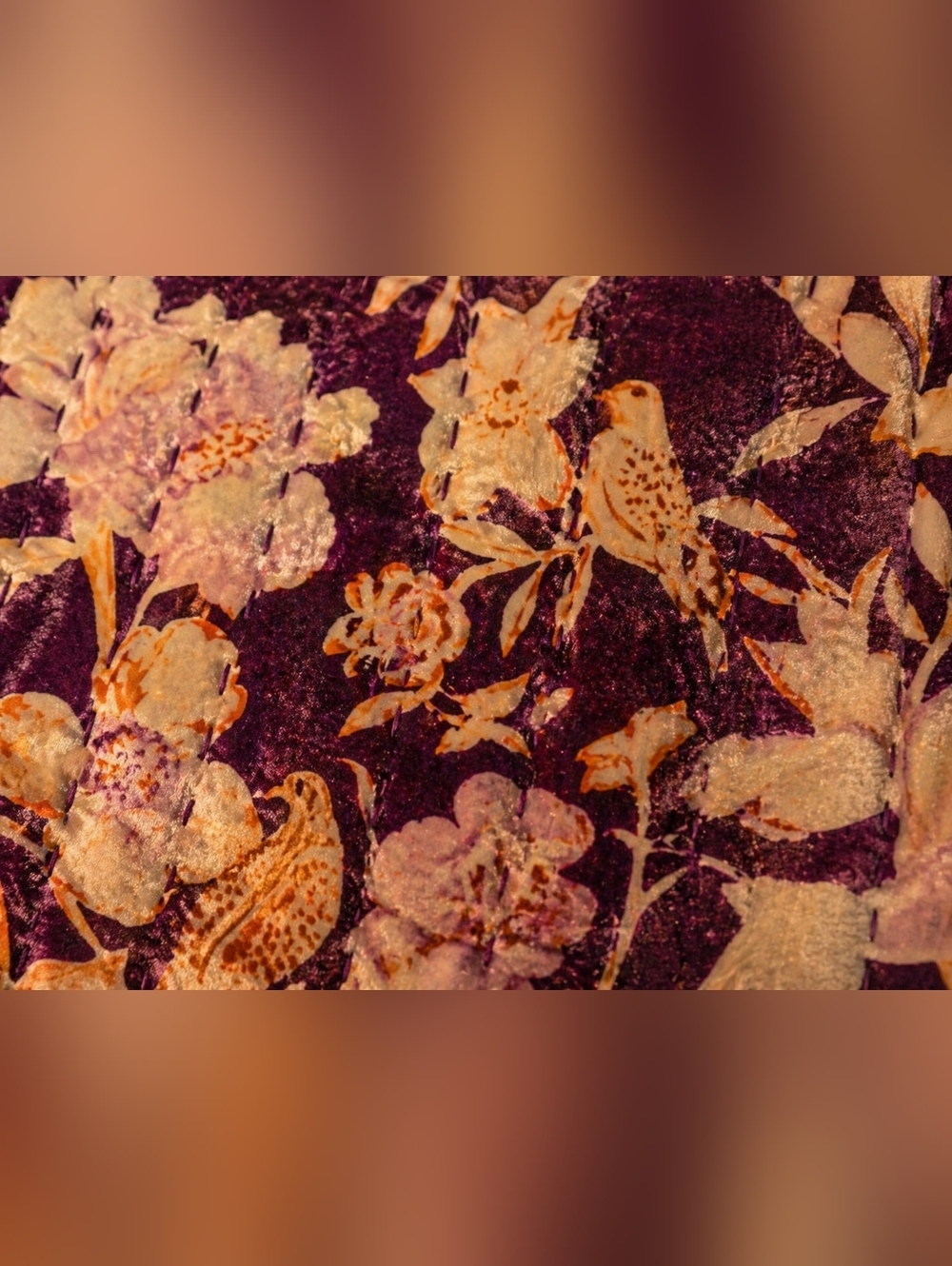 NEW Anthropologie Valentina Velvet Throw Blanket – Raspberry | Sold Out - Picture 2 of 3